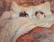 the bed Henri de toulouse-lautrec